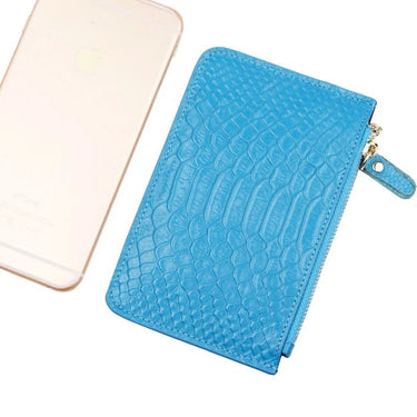 Portefeuille Serpent Bleu